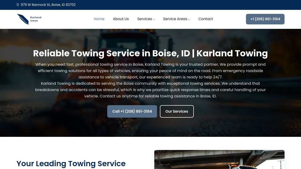 Screenshot of Karlandtowing.us