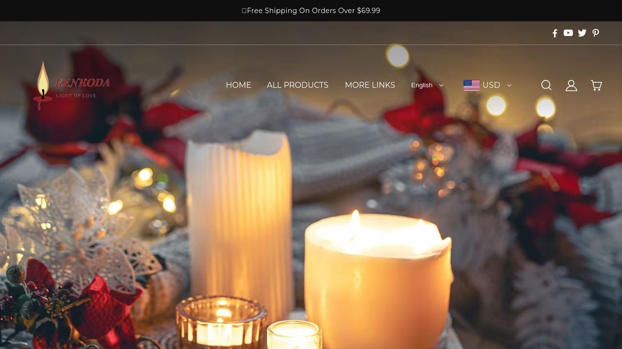 Screenshot of Kenkoda.com