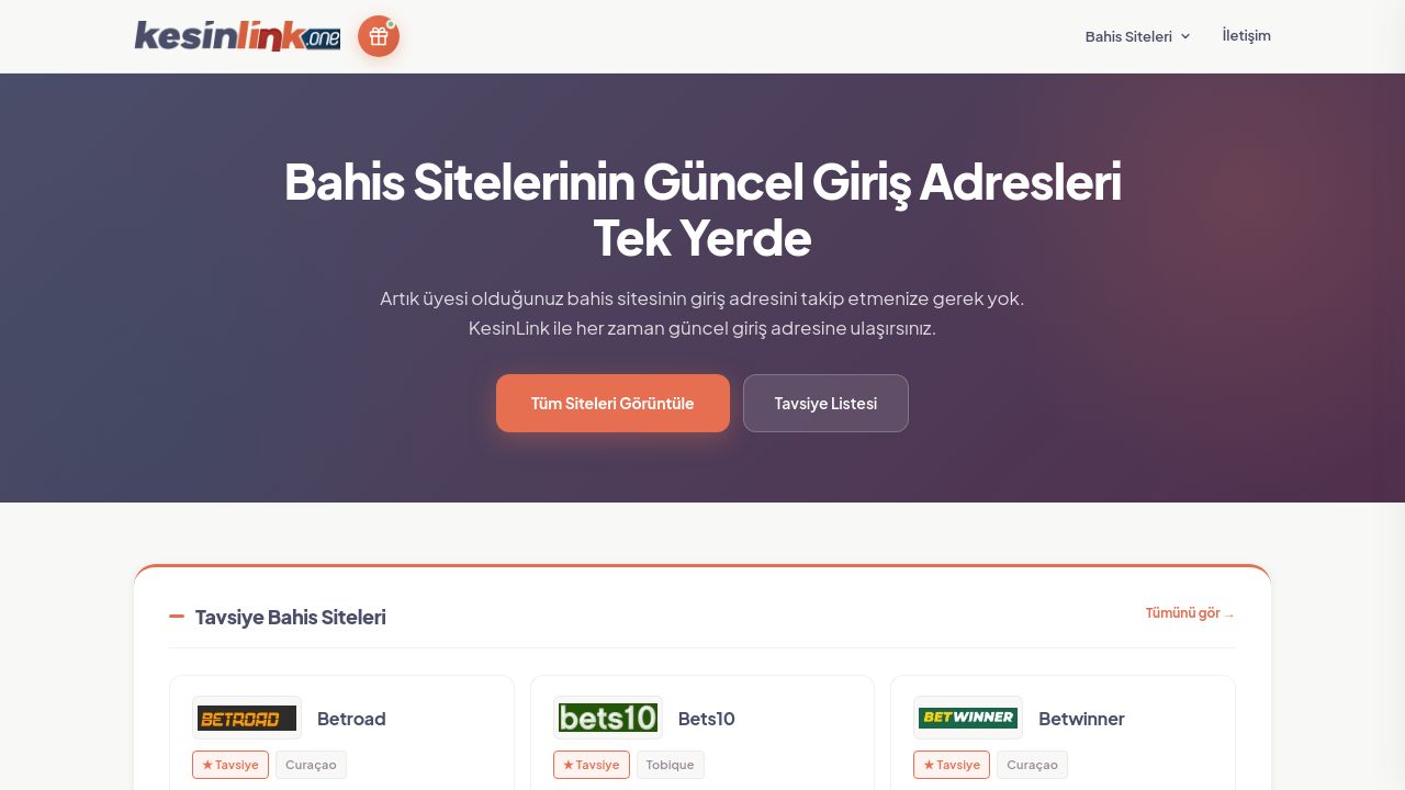 Screenshot of Kesinlink2.com