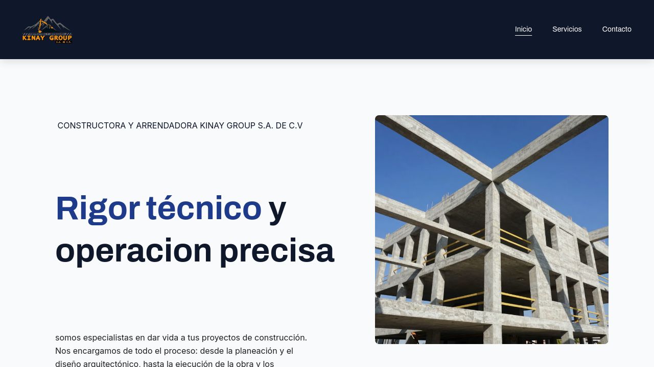 Screenshot of Kinaygroup.com.mx