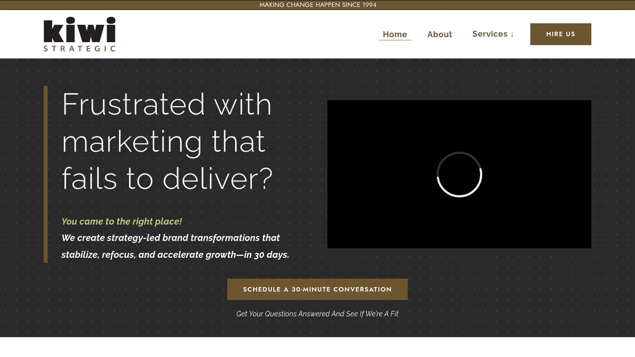 Screenshot of Kiwibc.com