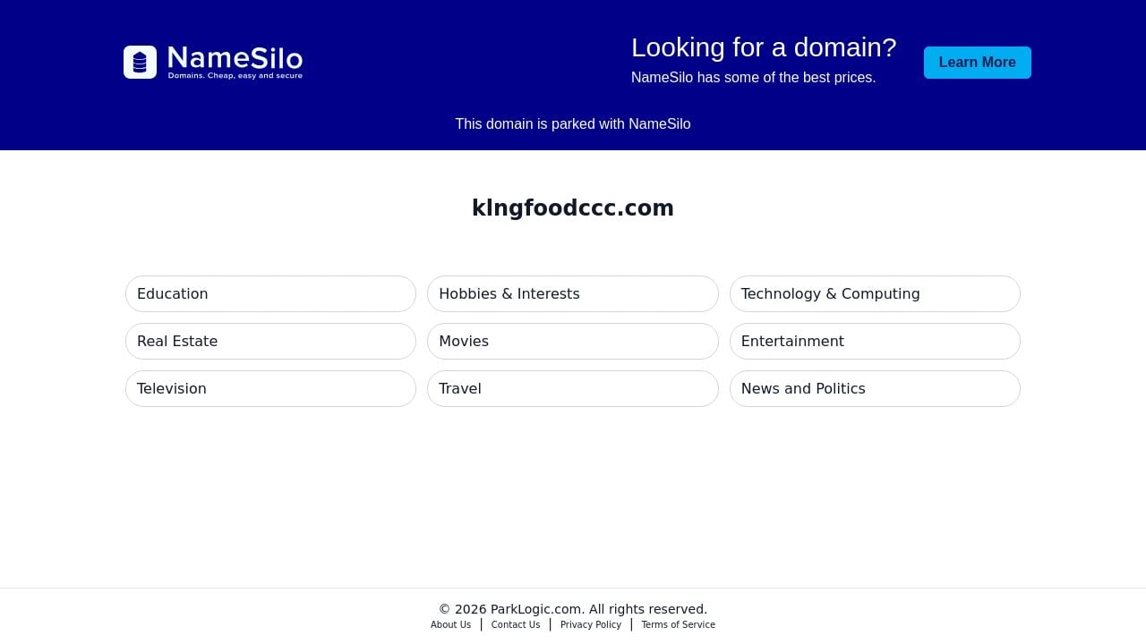 Screenshot of Klngfoodccc.com