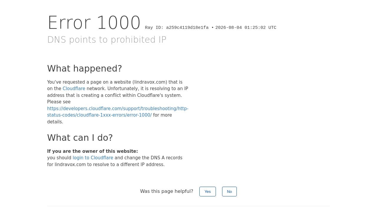 Screenshot of Lindravox.com