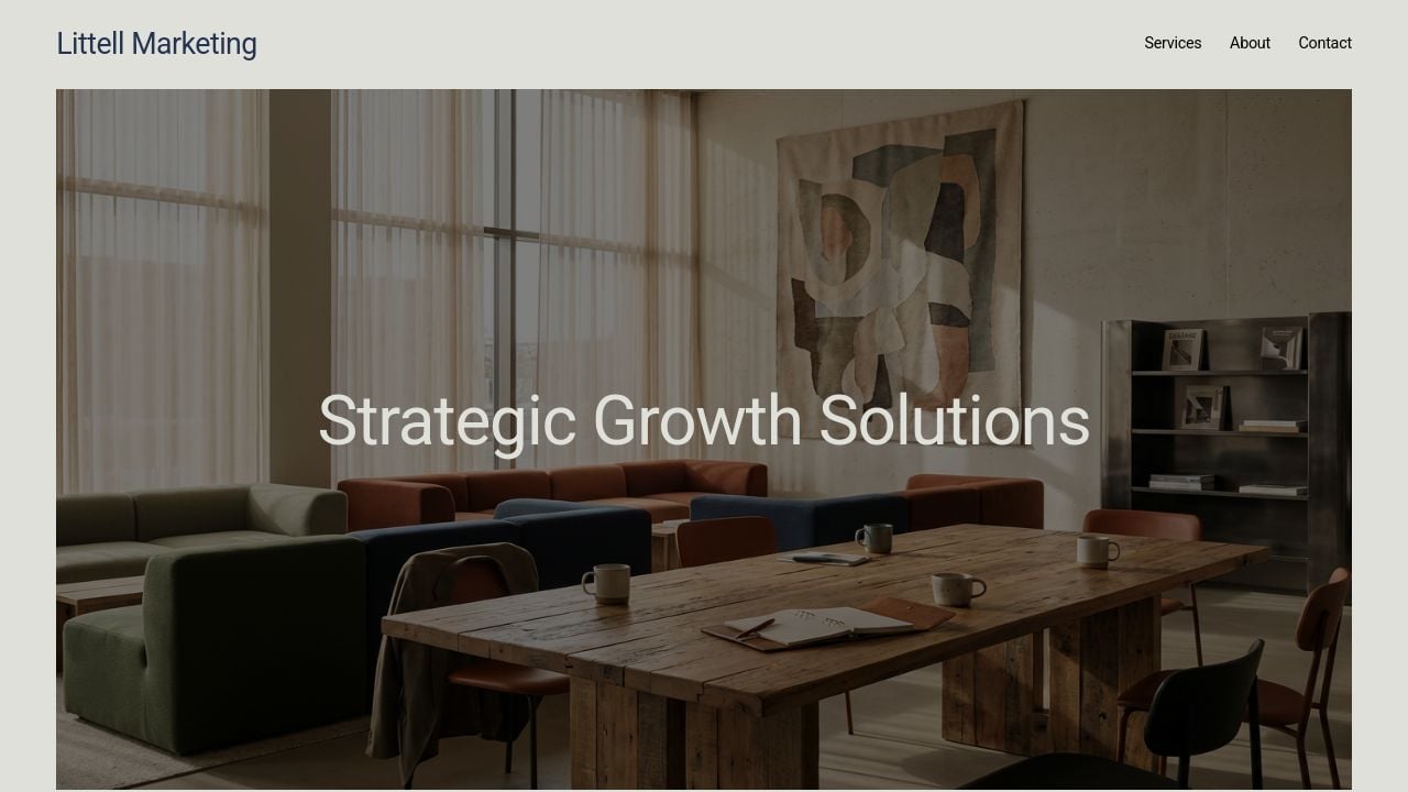 Screenshot of Littellmarketing.com