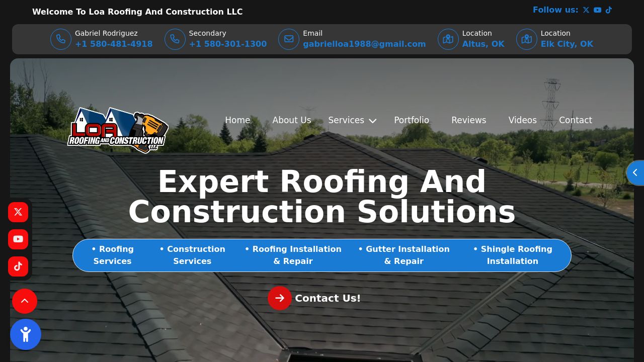 Screenshot of Loaroofingconstr.com
