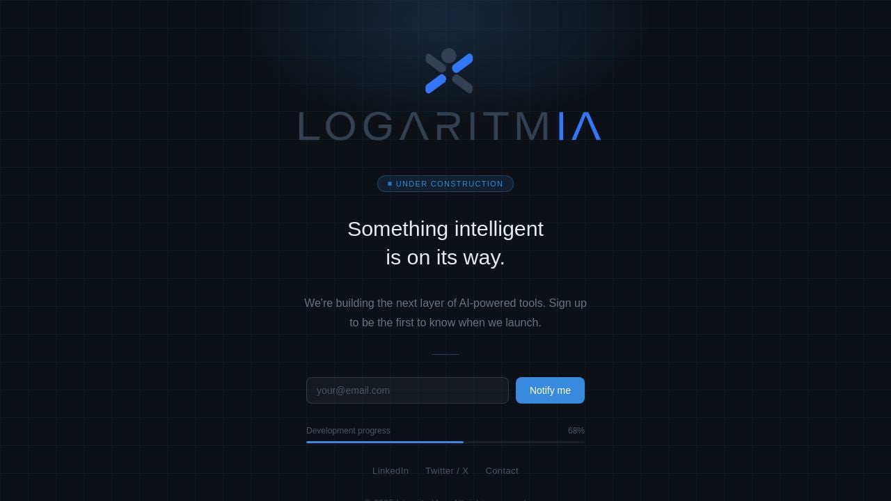 Screenshot of Logaritmia.com.mx