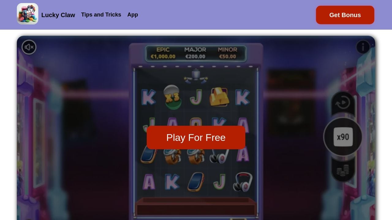 Screenshot of Lucky-claw.org