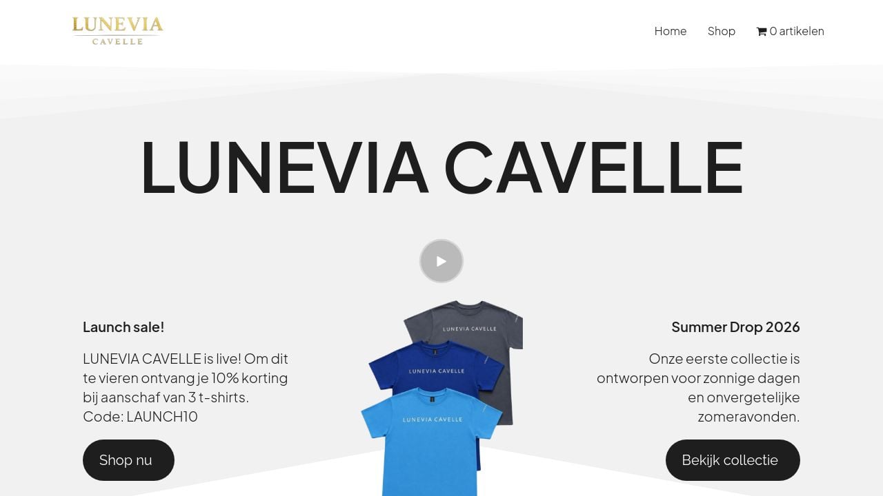 Screenshot of Luneviacavelle.nl