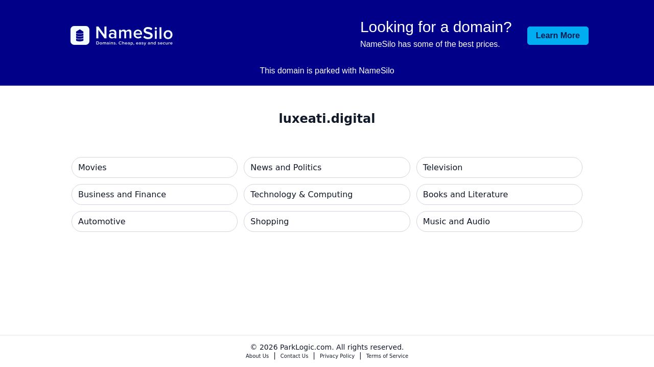 Screenshot of Luxeati.digital