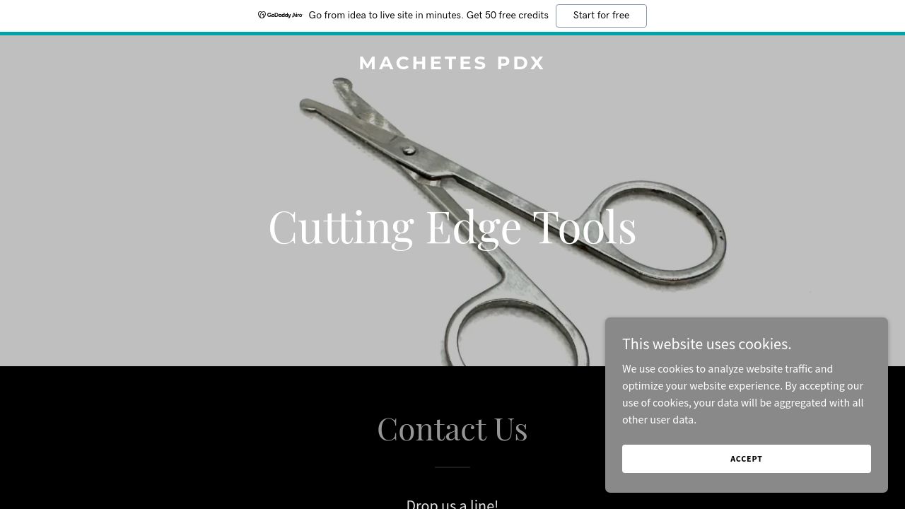Screenshot of Machetespdx.com