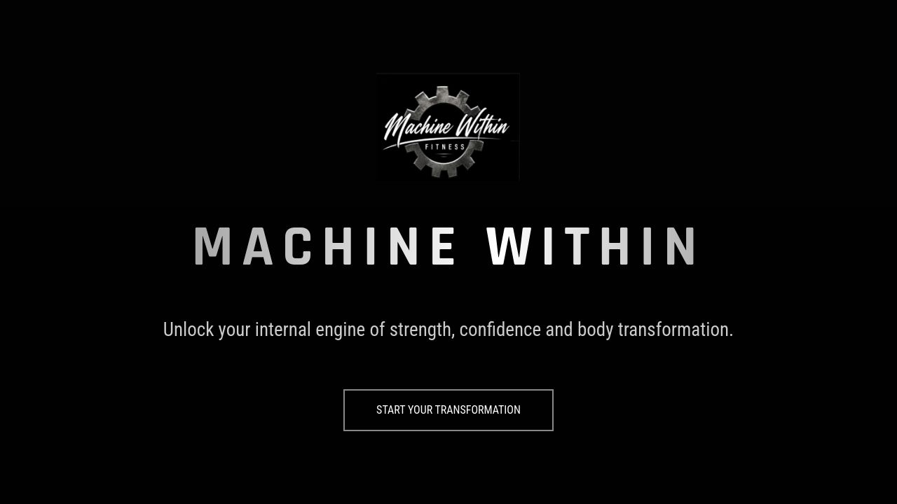 Screenshot of Machinewithin.com