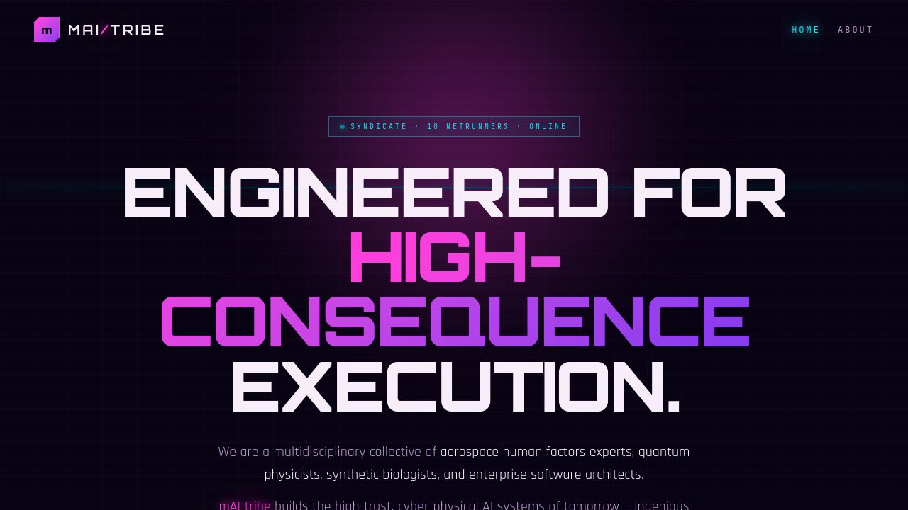 Screenshot of Maitribe.ai