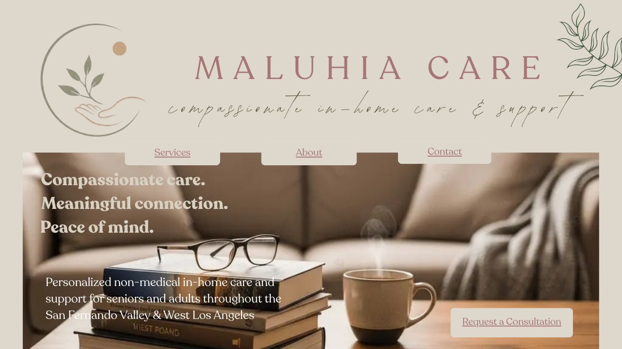 Screenshot of Maluhiacare.com