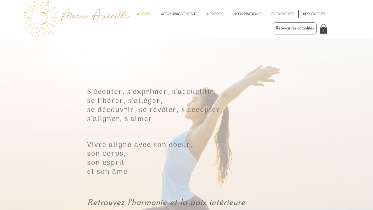 Screenshot of Marieaureille.com