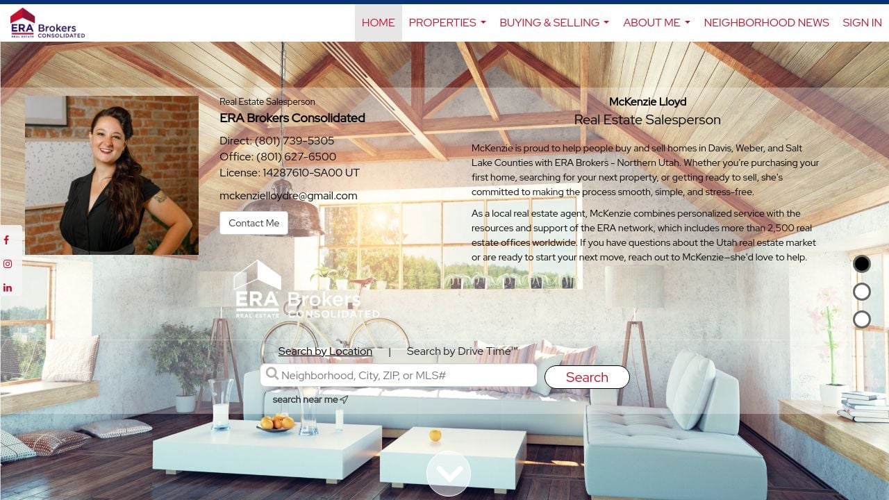 Screenshot of Mckenzielloydrealestate.com