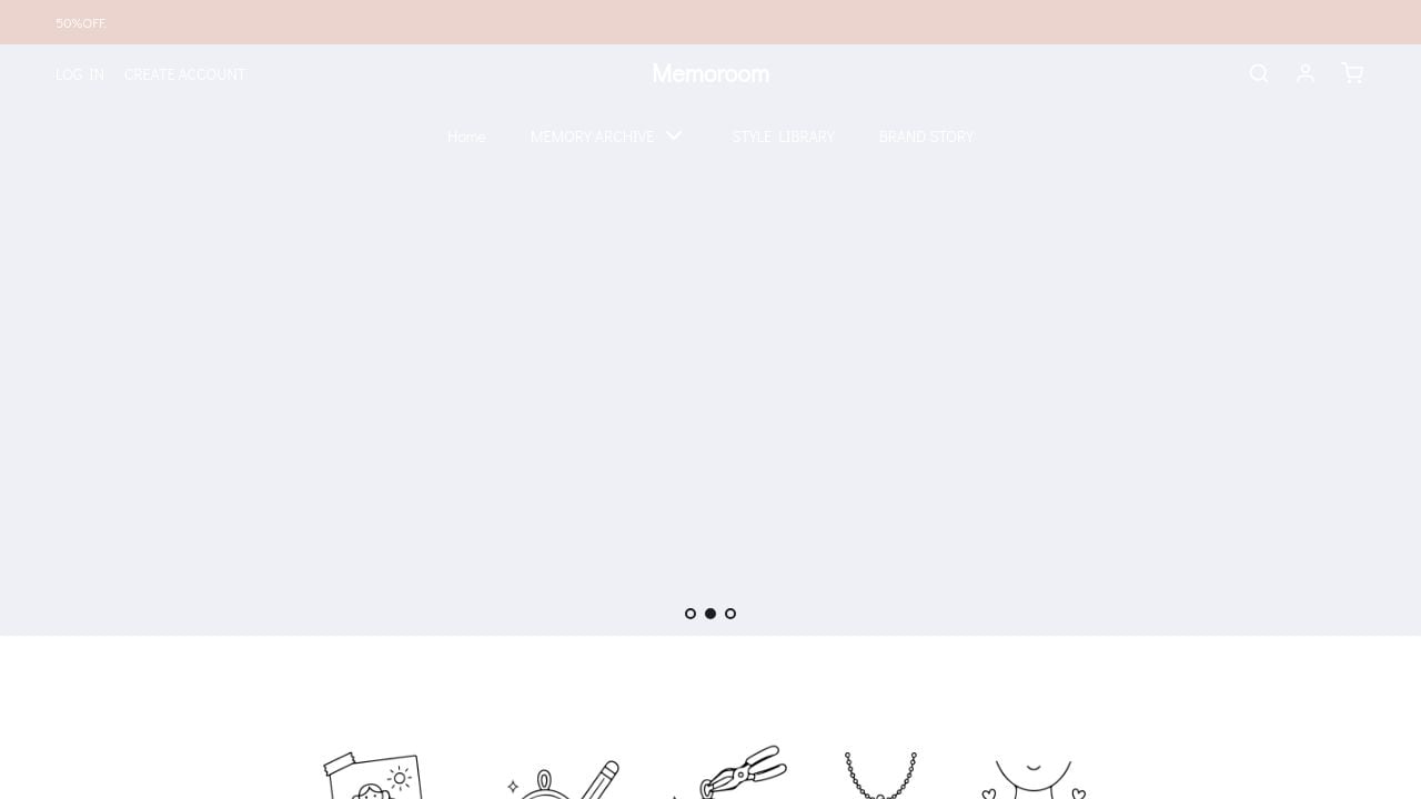 Screenshot of Memoroom.store