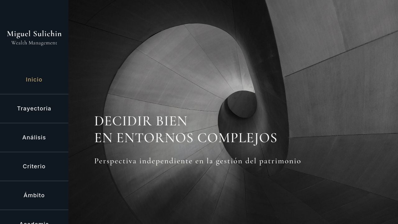Screenshot of Miguelsulichin.com
