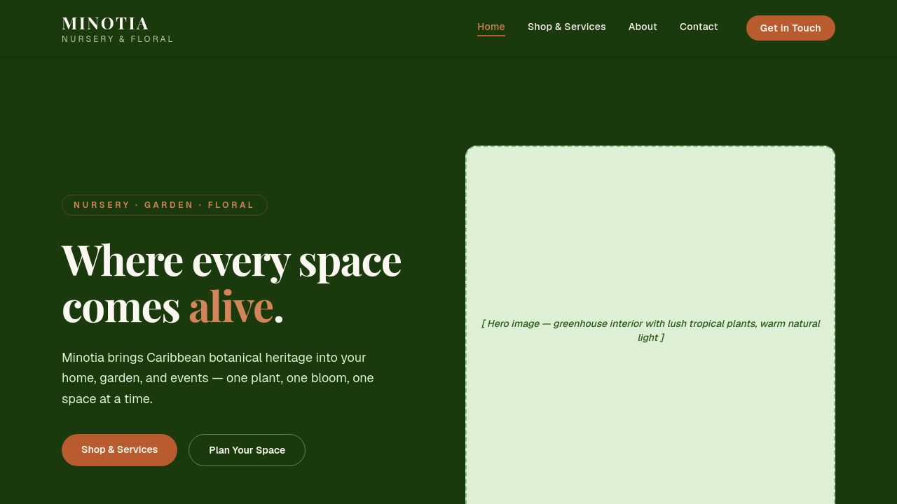 Screenshot of Minotia.com