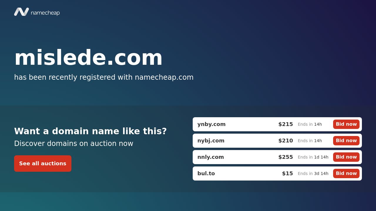 Screenshot of Mislede.com
