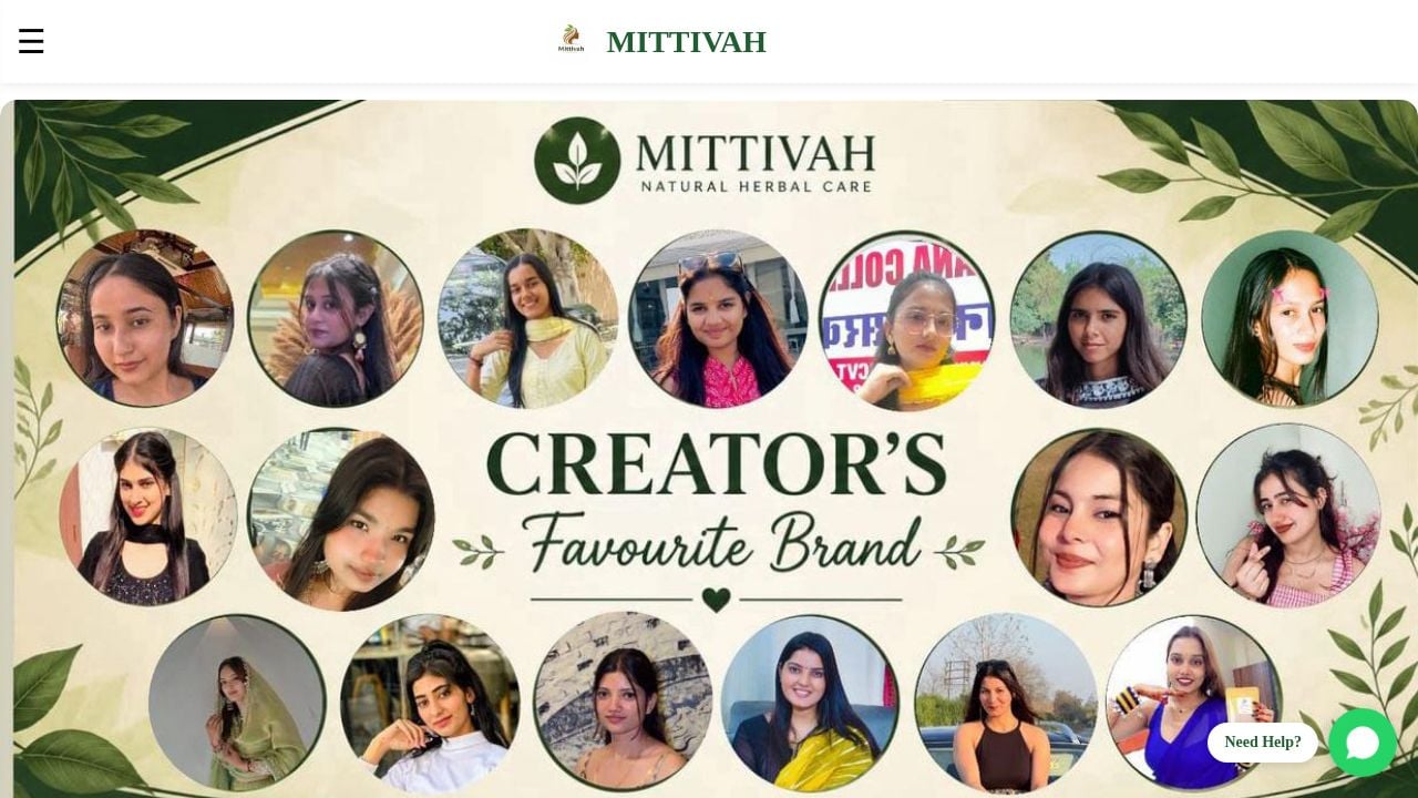Screenshot of Mittivah.shop
