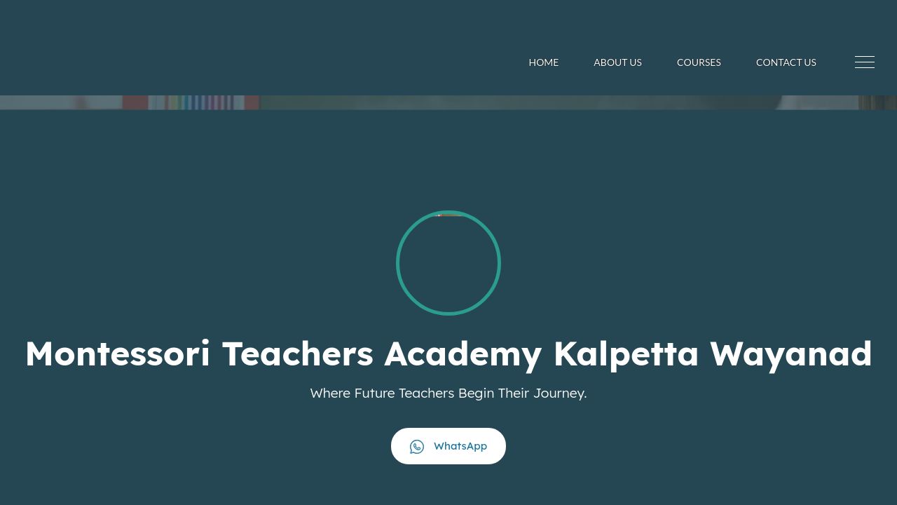 Screenshot of Montessoriteachersacademy.com