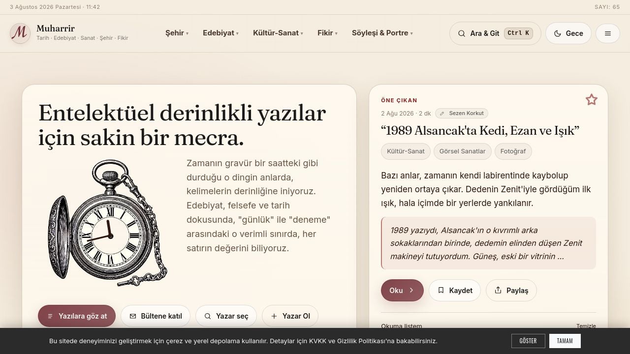 Screenshot of Muharrir.com