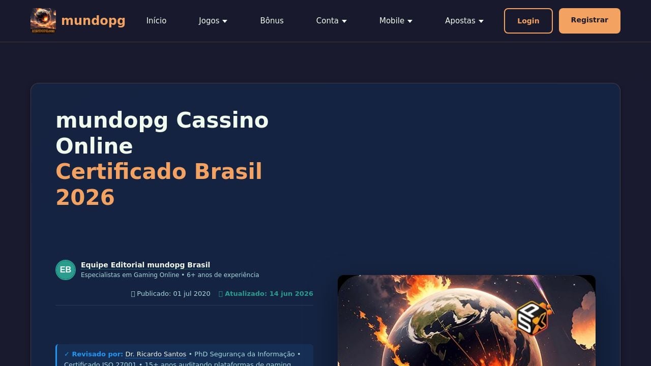 Screenshot of Mundopg22.com
