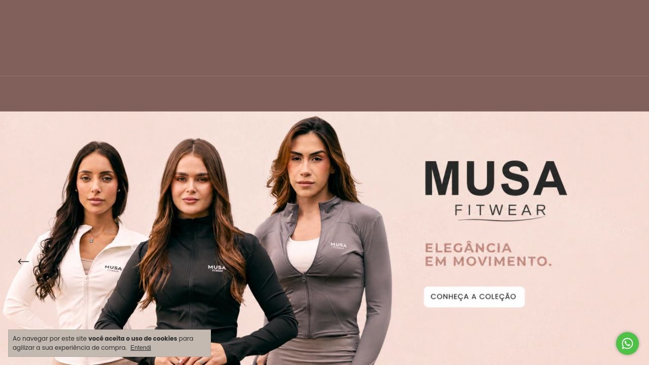 Screenshot of Musafitwearonline.com.br