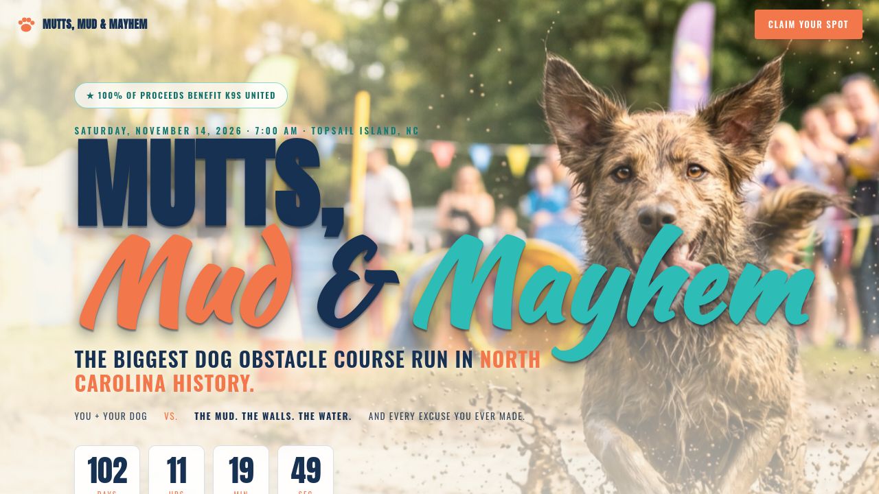 Screenshot of Muttsmudmayhem.com