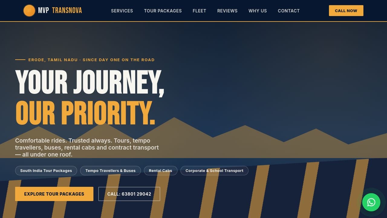 Screenshot of Mvptransnova.com
