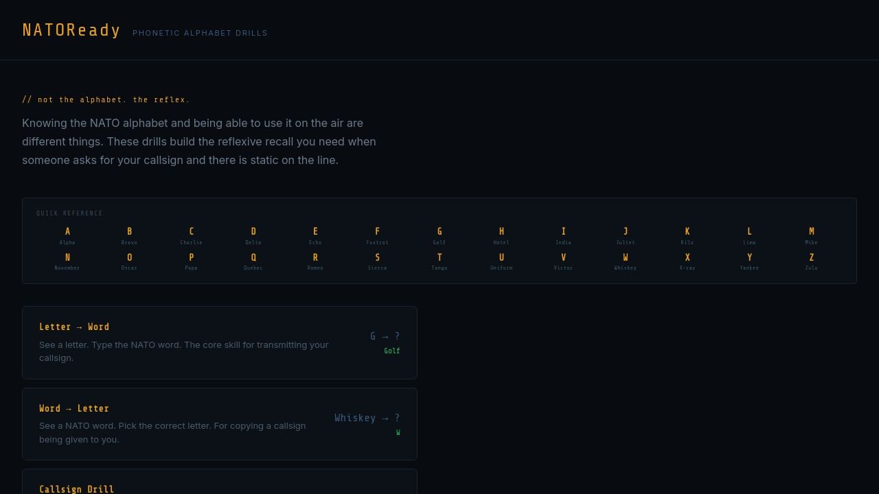 Screenshot of Natoready.com