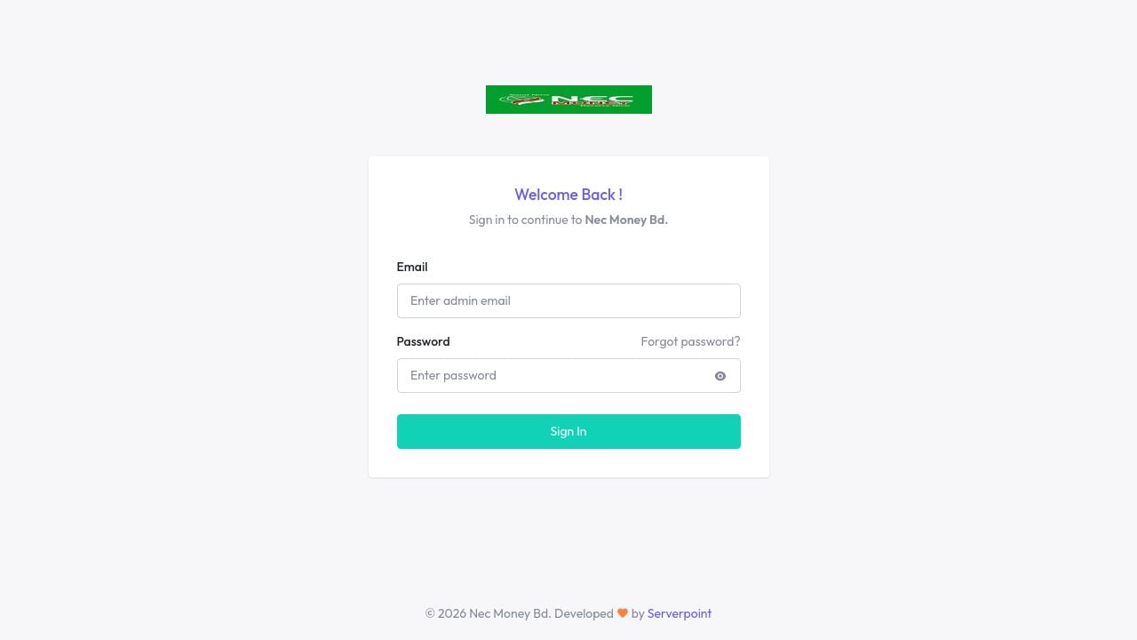 Screenshot of Necmoneybd9.top