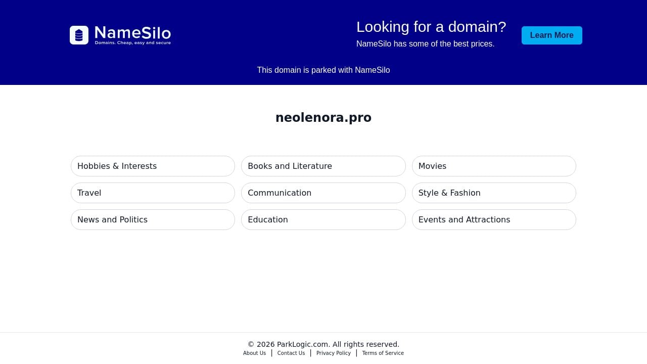 Screenshot of Neolenora.pro