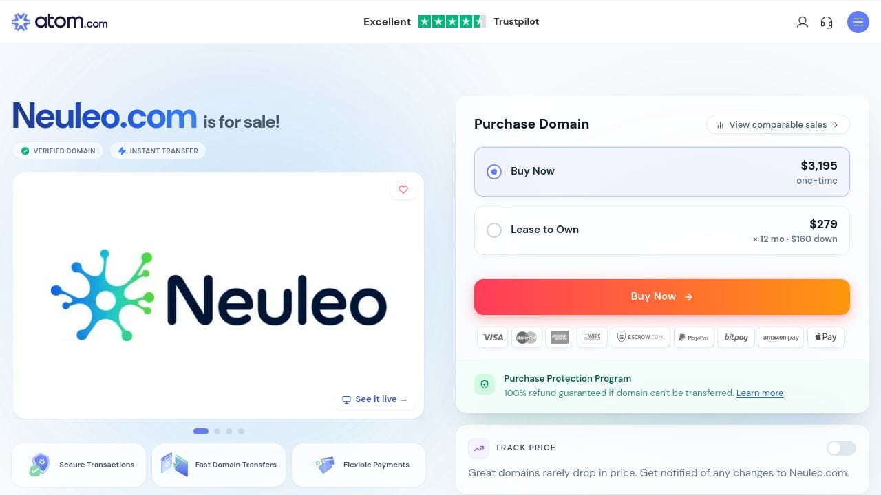 Screenshot of Neuleo.com