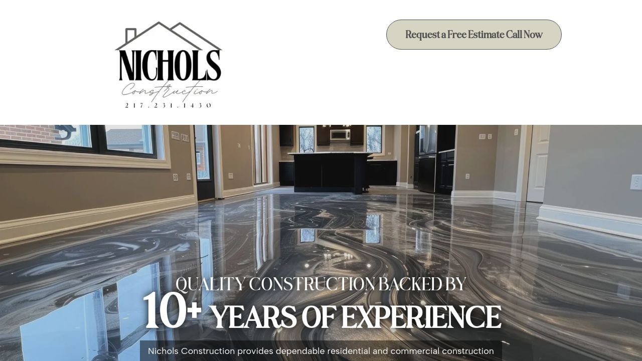 Screenshot of Nicholsconstructionofquincy.com