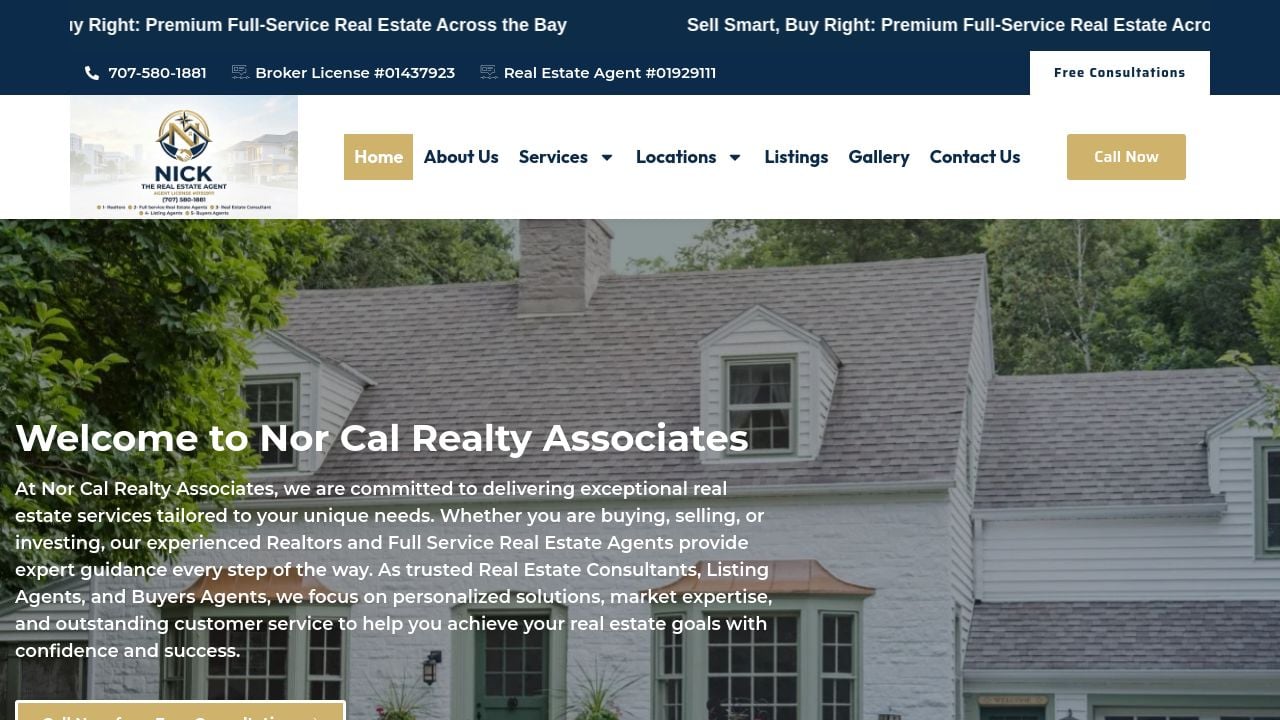 Screenshot of Nick-therealestateagent.com