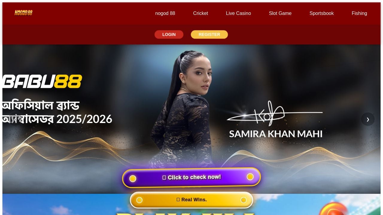 Screenshot of Nogod-88.online