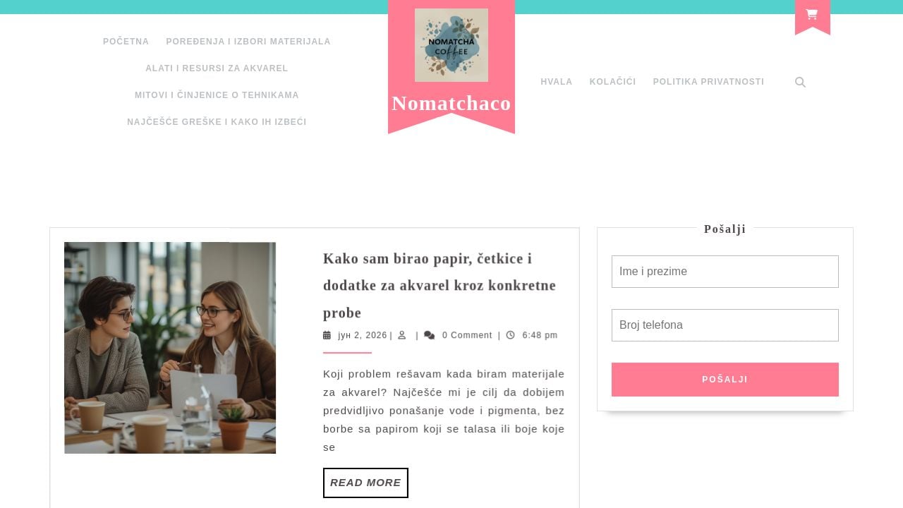 Screenshot of Nomatchacoffee.com.de