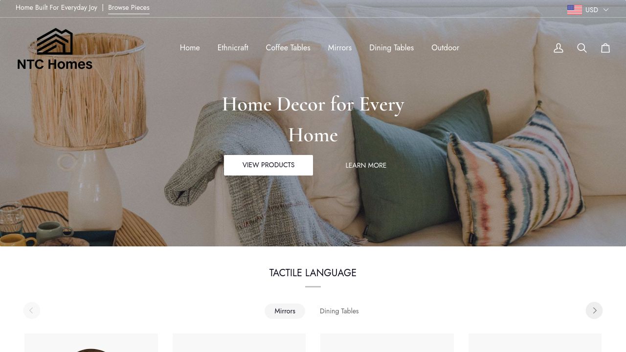 Screenshot of Ntchomesinc.com