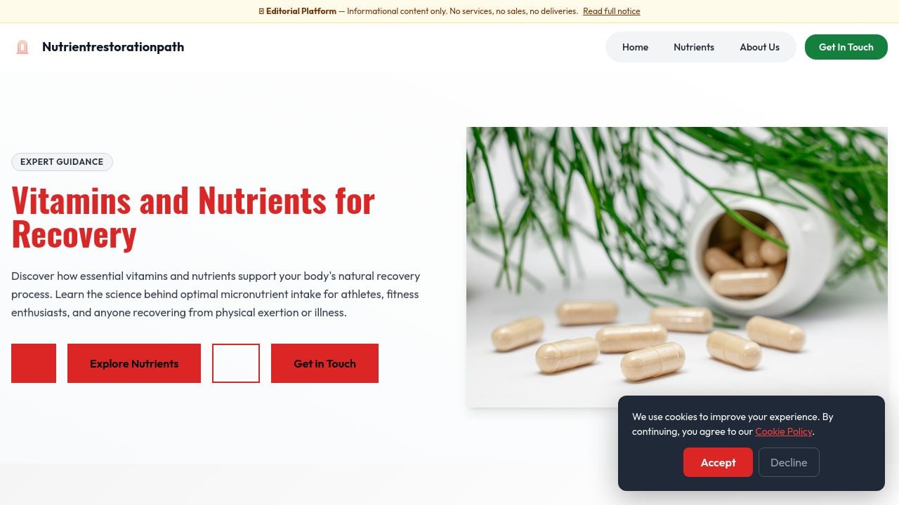 Screenshot of Nutrientrestorationpsb.info