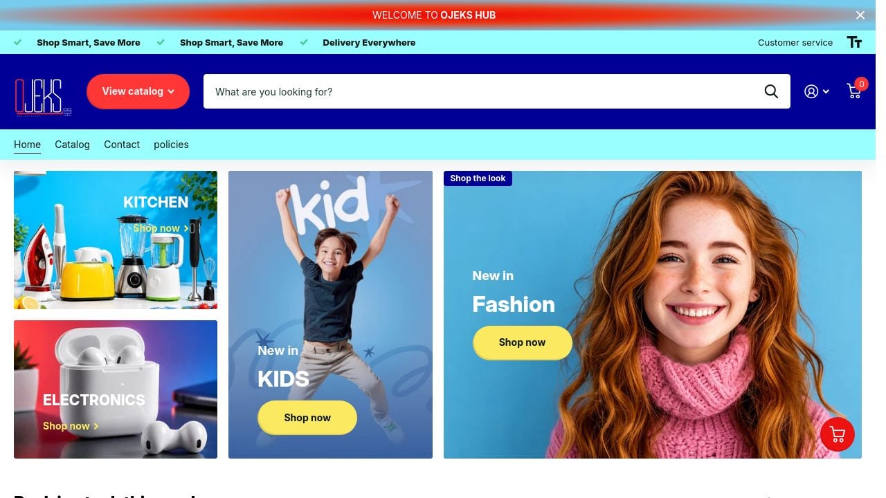 Screenshot of Ojeks.com
