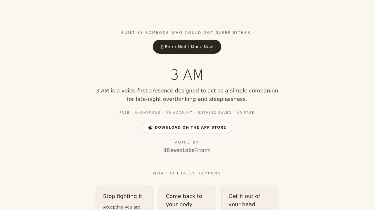 Screenshot of Open3am.com