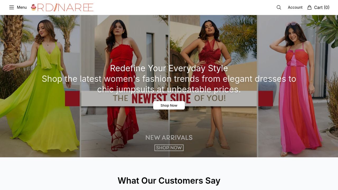 Screenshot of Ordinareeonline.shop