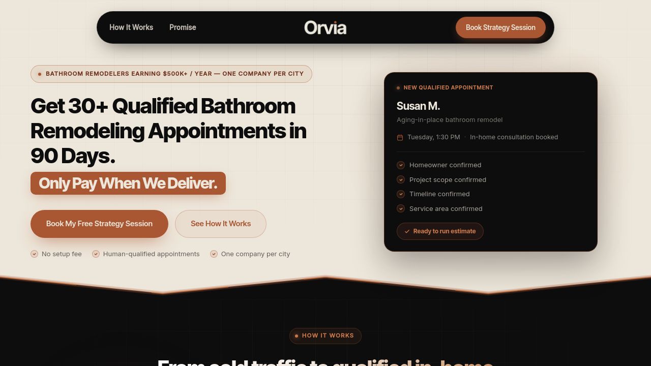 Screenshot of Orvia-agency.com