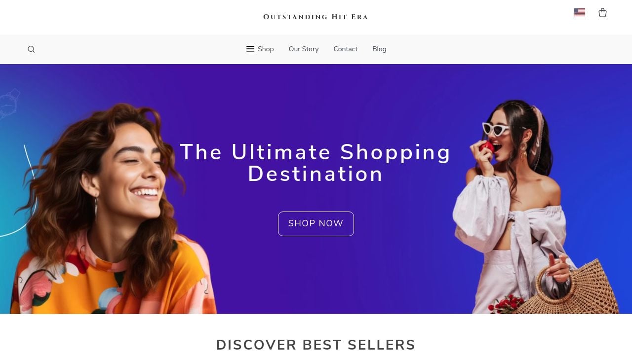 Screenshot of Outstandinghitera.shop