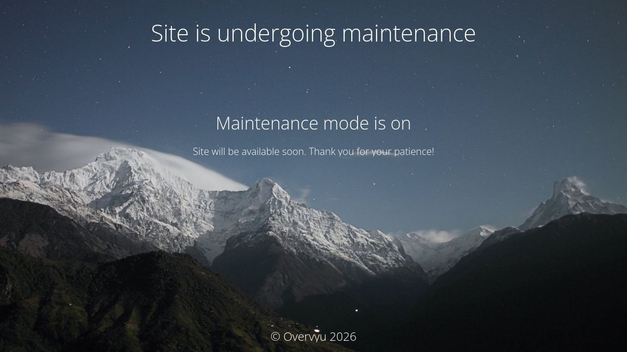 Screenshot of Overvyu.com