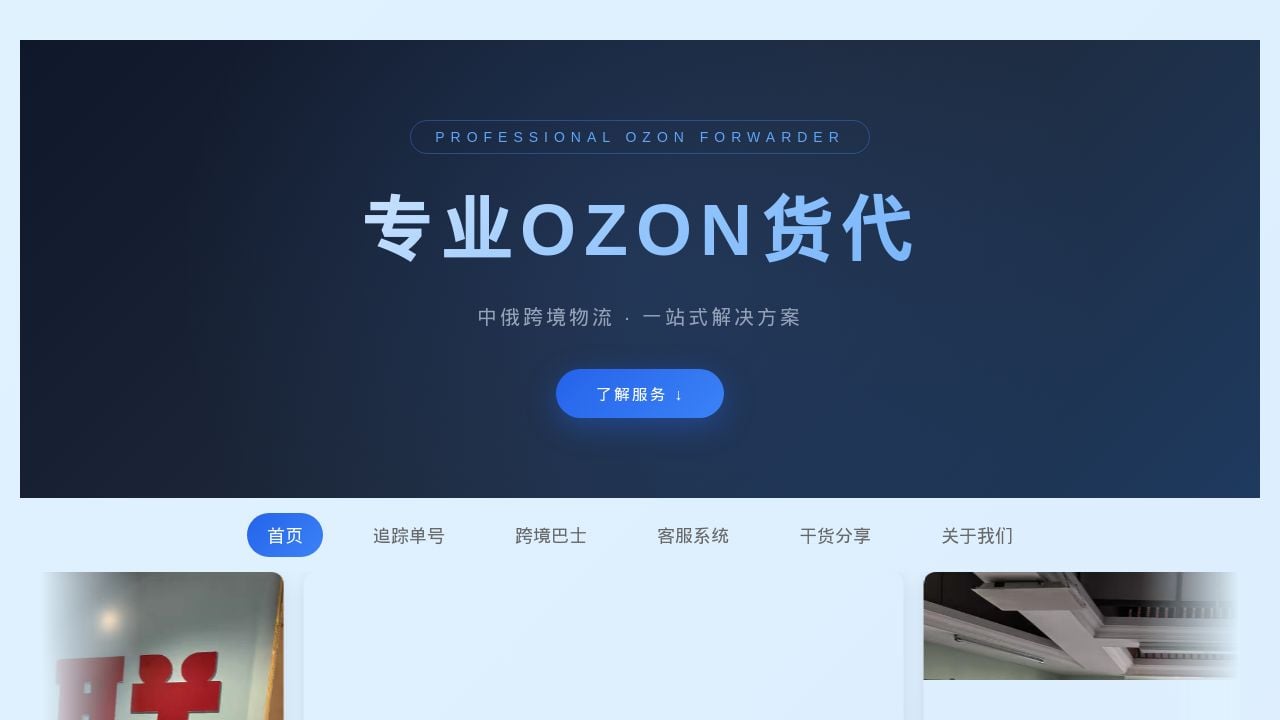 Screenshot of Ozoncf.com