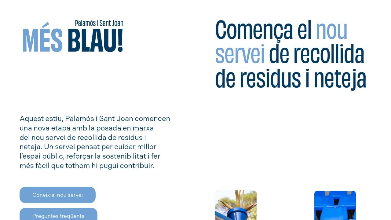 Screenshot of Palamosisantjoanmesblau.cat