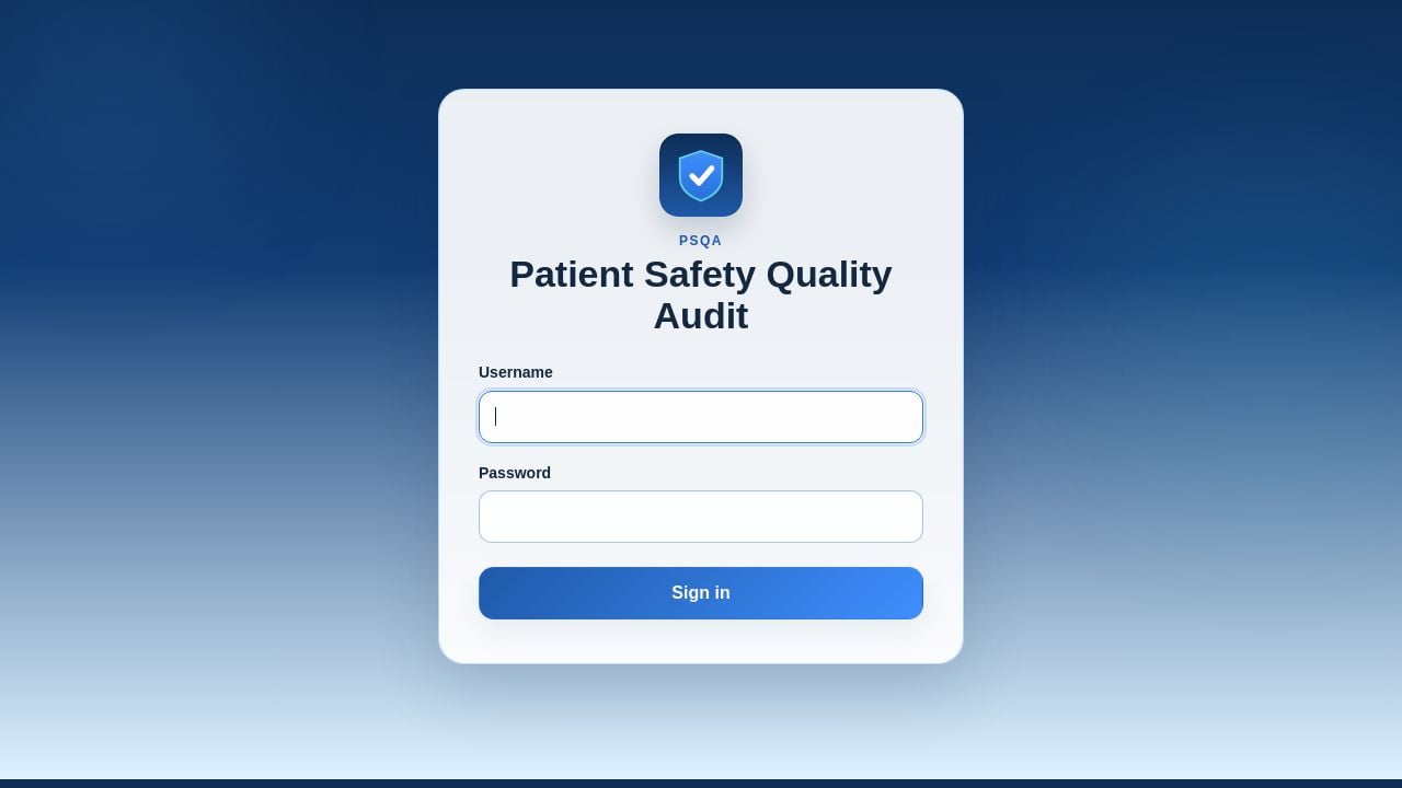 Screenshot of Patient-safety-audit.com