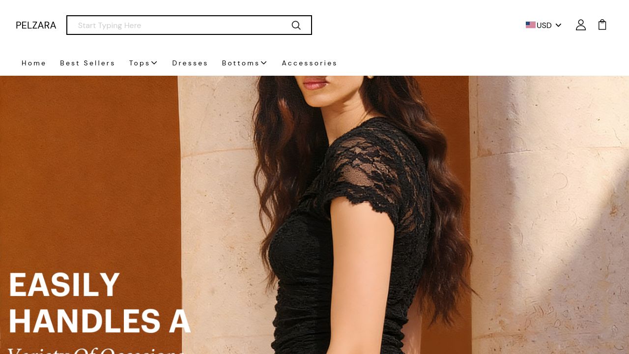 Screenshot of Pelzara.com
